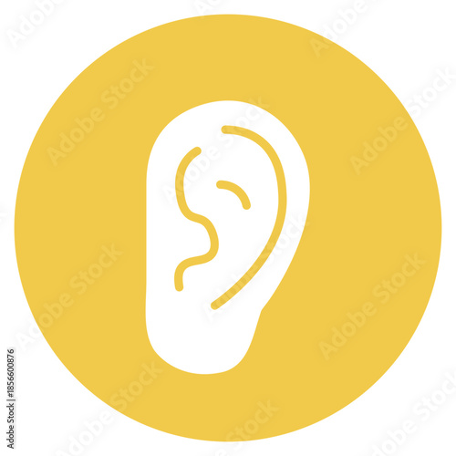 Hearing voices icon vector image. Can be used for Psychology.