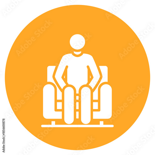 Individual Therapy icon vector image. Can be used for Psychology.