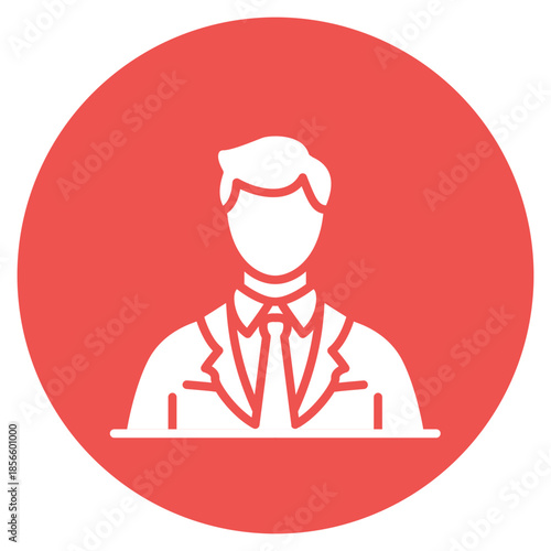Occupational Psychology icon vector image. Can be used for Psychology.
