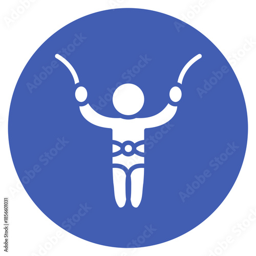 Bungee Jumping icon vector image. Can be used for Adventure.