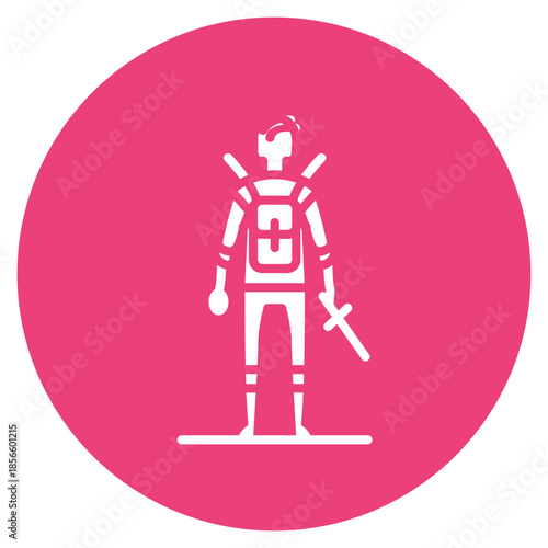 Solo Adventure icon vector image. Can be used for Adventure.
