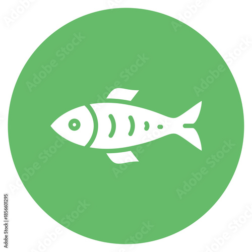 Fish icon vector image. Can be used for Nutrition.