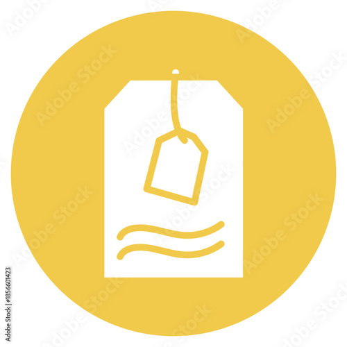Tea Bag icon vector image. Can be used for Nutrition.