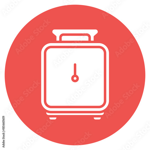 Weighting Machine icon vector image. Can be used for Laundry.