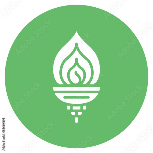 Hex Burner icon vector image. Can be used for Trekking.
