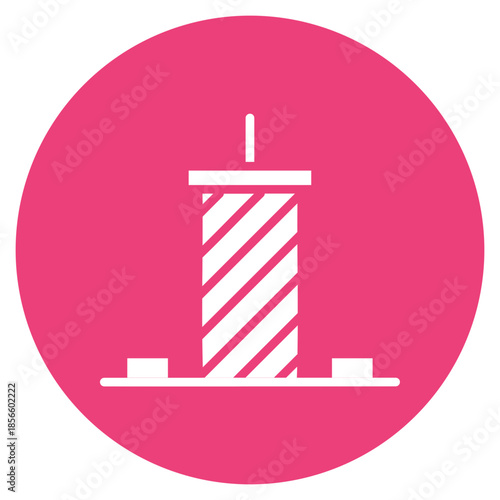 Firecracker icon vector image. Can be used for Carnival.