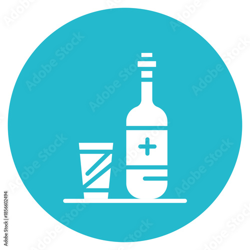 Alcoholic icon vector image. Can be used for Homeless.
