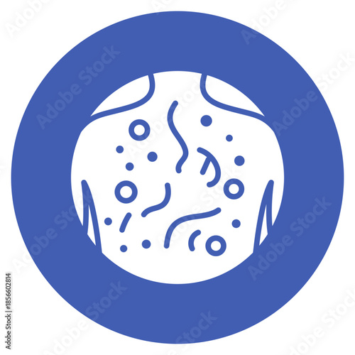 Skin Disease icon vector image. Can be used for Homeless.