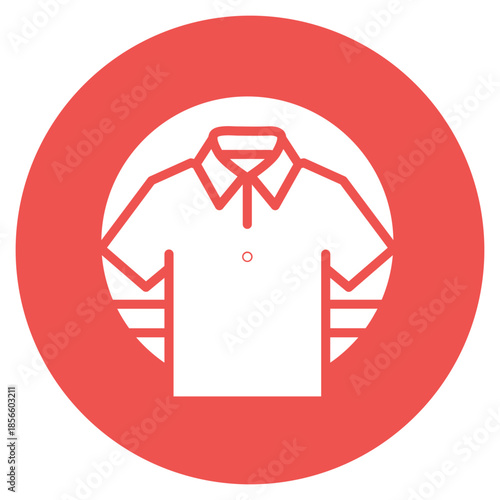Golf Shirt icon vector image. Can be used for Golf.