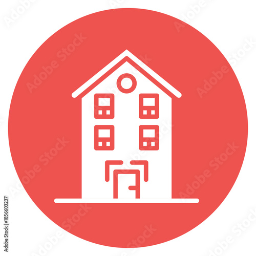 Local Accommodation icon vector image. Can be used for Golf.