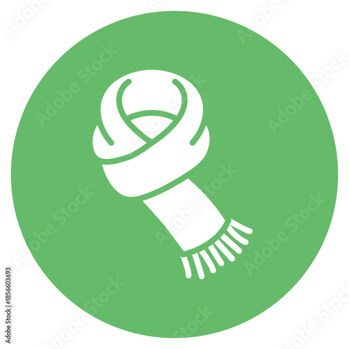 Scarf icon vector image. Can be used for Ski Resort.