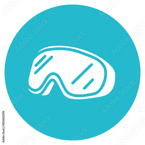 Ski Goggles icon vector image. Can be used for Ski Resort.