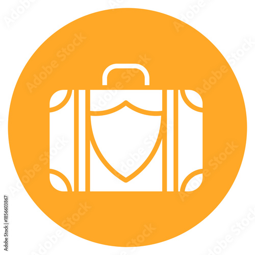 Travel Insurance icon vector image. Can be used for Ski Resort.