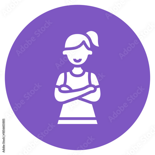 Babysitter icon vector image. Can be used for Child Adoption.