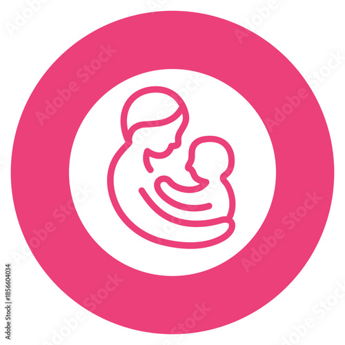Parental Leave icon vector image. Can be used for Child Adoption.