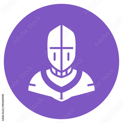Knight icon vector image. Can be used for Fairytale.
