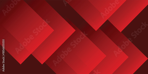 Red geometric abstract background. Vector illustration