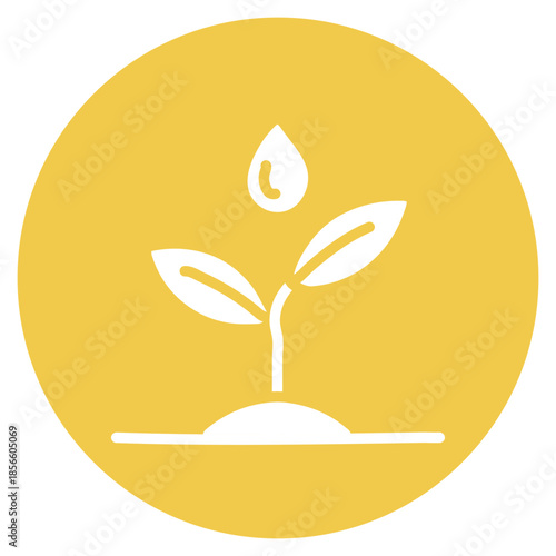 Afforestation icon vector image. Can be used for Global Warming.