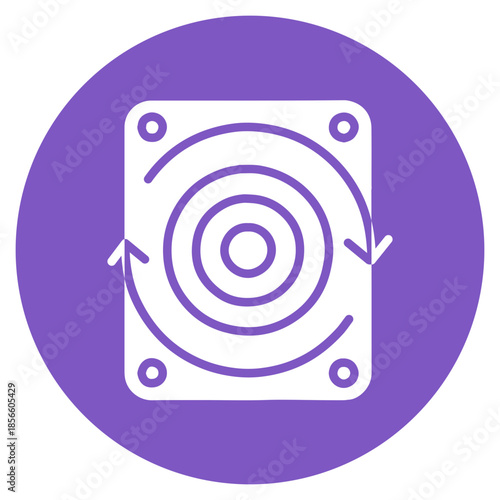 Backup Systems icon vector image. Can be used for Crisis Mangement.