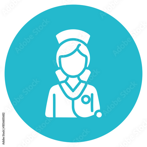 Anesthesia Nurse icon vector image. Can be used for Nursing.