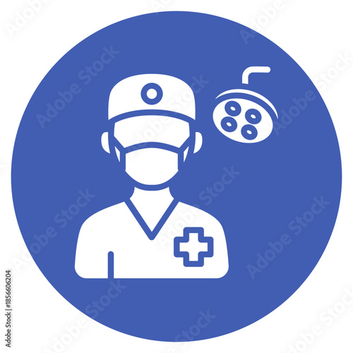 Operating Room Nurse icon vector image. Can be used for Nursing.