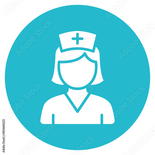 Rehabilitation Nurse icon vector image. Can be used for Nursing.