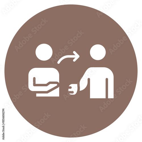 Shift Handover icon vector image. Can be used for Nursing.