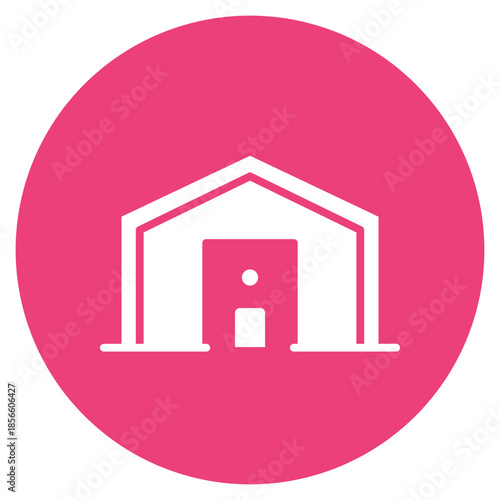 Emergency Shelter icon vector image. Can be used for Public Services.