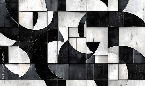 Wallpaper Mural Tile or carpet pattern background with decorative, symmetrical elements. Ideal for wallpaper, textiles, or digital design projects. Torontodigital.ca