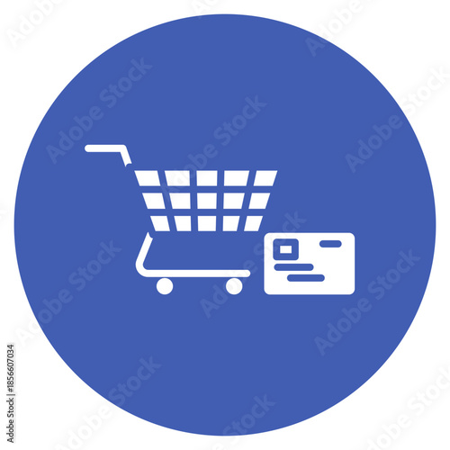 Online Shopping Addiction icon vector image. Can be used for Addiction.