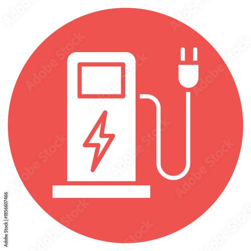 Charging Station icon vector image. Can be used for Coworking Space.