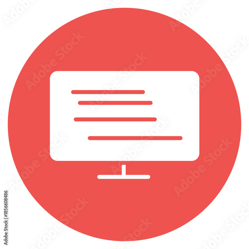 End Screen icon vector image. Can be used for Video Blog.