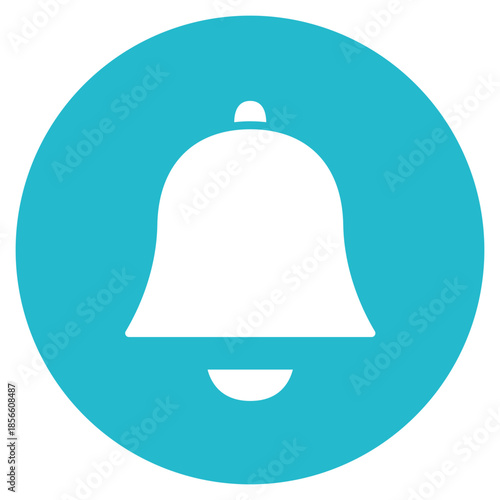 Notification Bell icon vector image. Can be used for Video Blog.