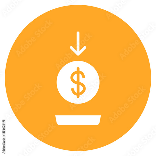 Monetization icon vector image. Can be used for Video Blog.