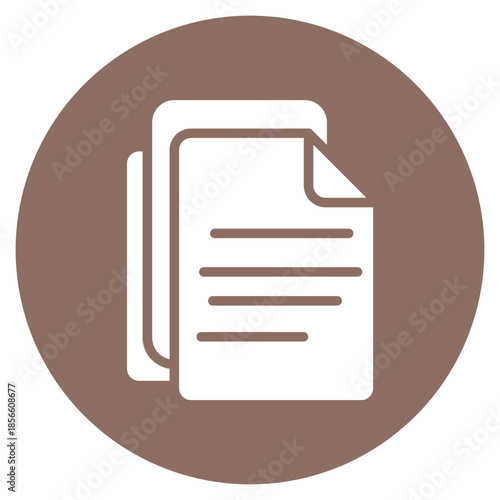 Duplicate File icon vector image. Can be used for Documents And Files.