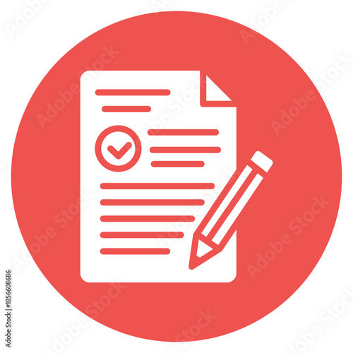 Draft Document icon vector image. Can be used for Documents And Files.
