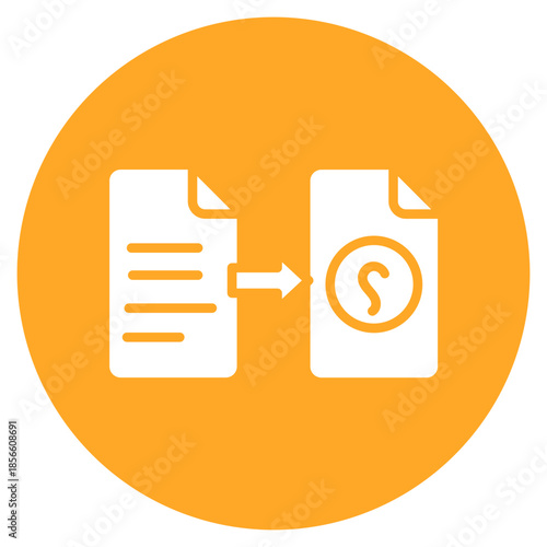File Conversion icon vector image. Can be used for Documents And Files.