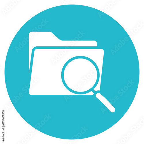 File Search icon vector image. Can be used for Documents And Files.