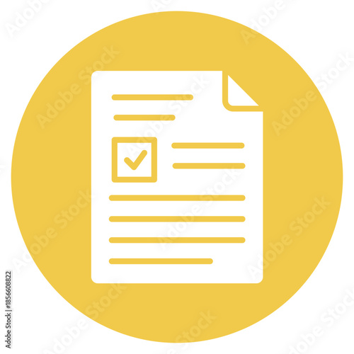 Form Document icon vector image. Can be used for Documents And Files.