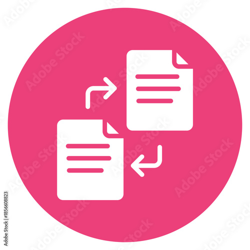 File Transfer icon vector image. Can be used for Documents And Files.