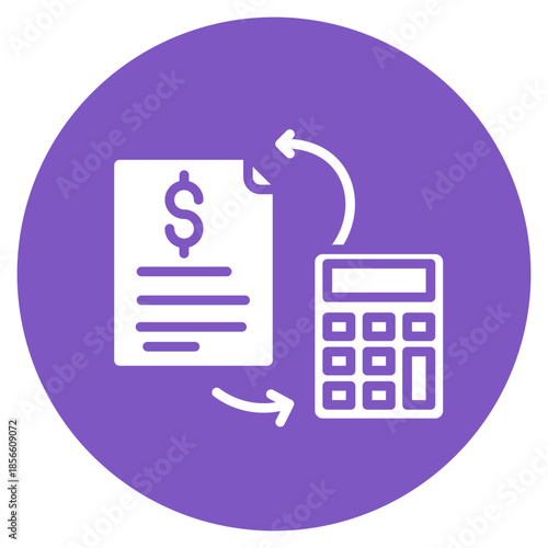 Debt Management Plan icon vector image. Can be used for Credit And Loan.