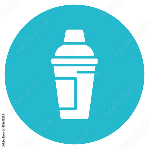 Cocktail Shaker icon vector image. Can be used for Bar.