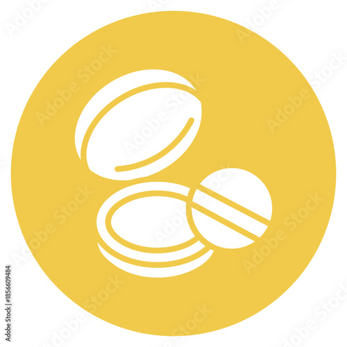 Blush icon vector image. Can be used for Cosmetology.
