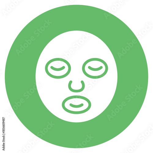 Beauty Mask icon vector image. Can be used for Cosmetology.