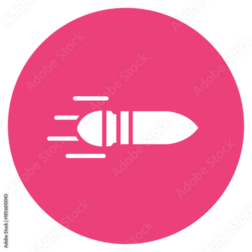 Ballistics icon vector image. Can be used for Crime Investigation.