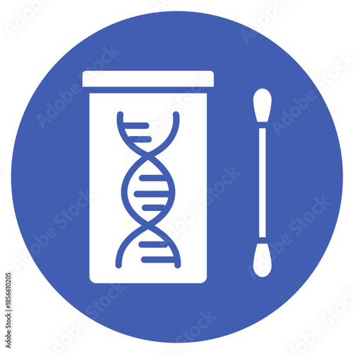 DNA Test Kit icon vector image. Can be used for Crime Investigation.