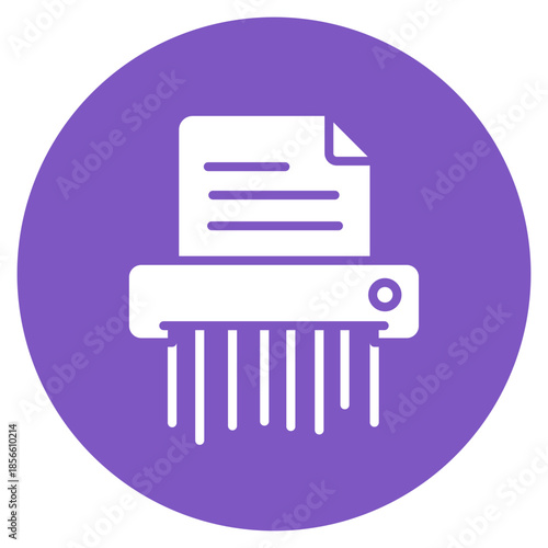 Document Shredder icon vector image. Can be used for Crime Investigation.