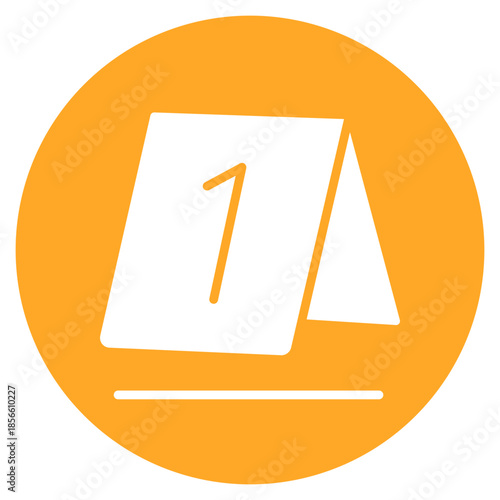 Evidence Marker icon vector image. Can be used for Crime Investigation.