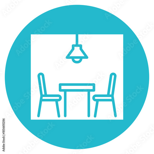 Interrogation Room icon vector image. Can be used for Crime Investigation.