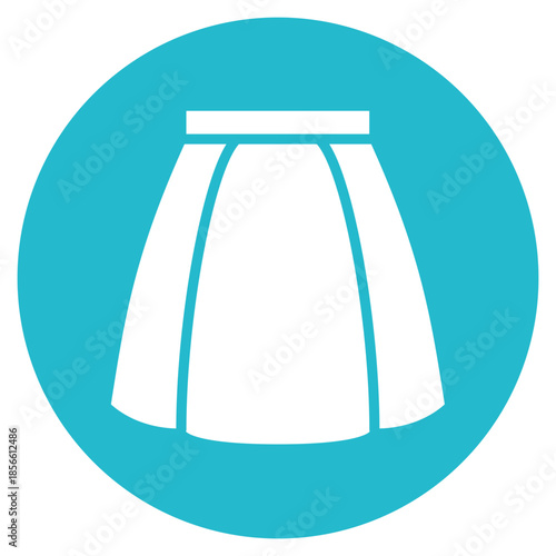 Skirt icon vector image. Can be used for Laundry.